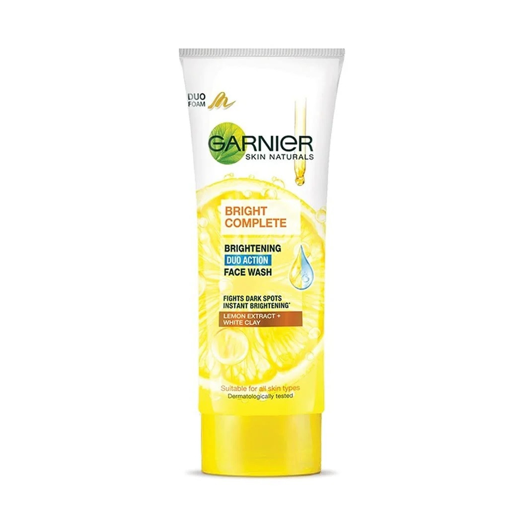 Garnier Bright Complete Vitamin C Duo Facewash 100gm