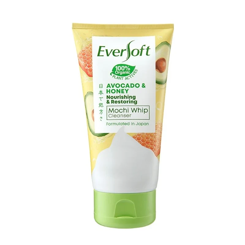 Eversoft Avocado & Honey Mochi Whip Cleanser 120g