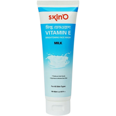 Skin'O Vitamin E Brightening Facewash (Milk) 110 ml