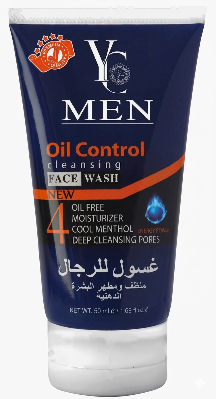 YC Men Extra Whitening Face Wash 50ml