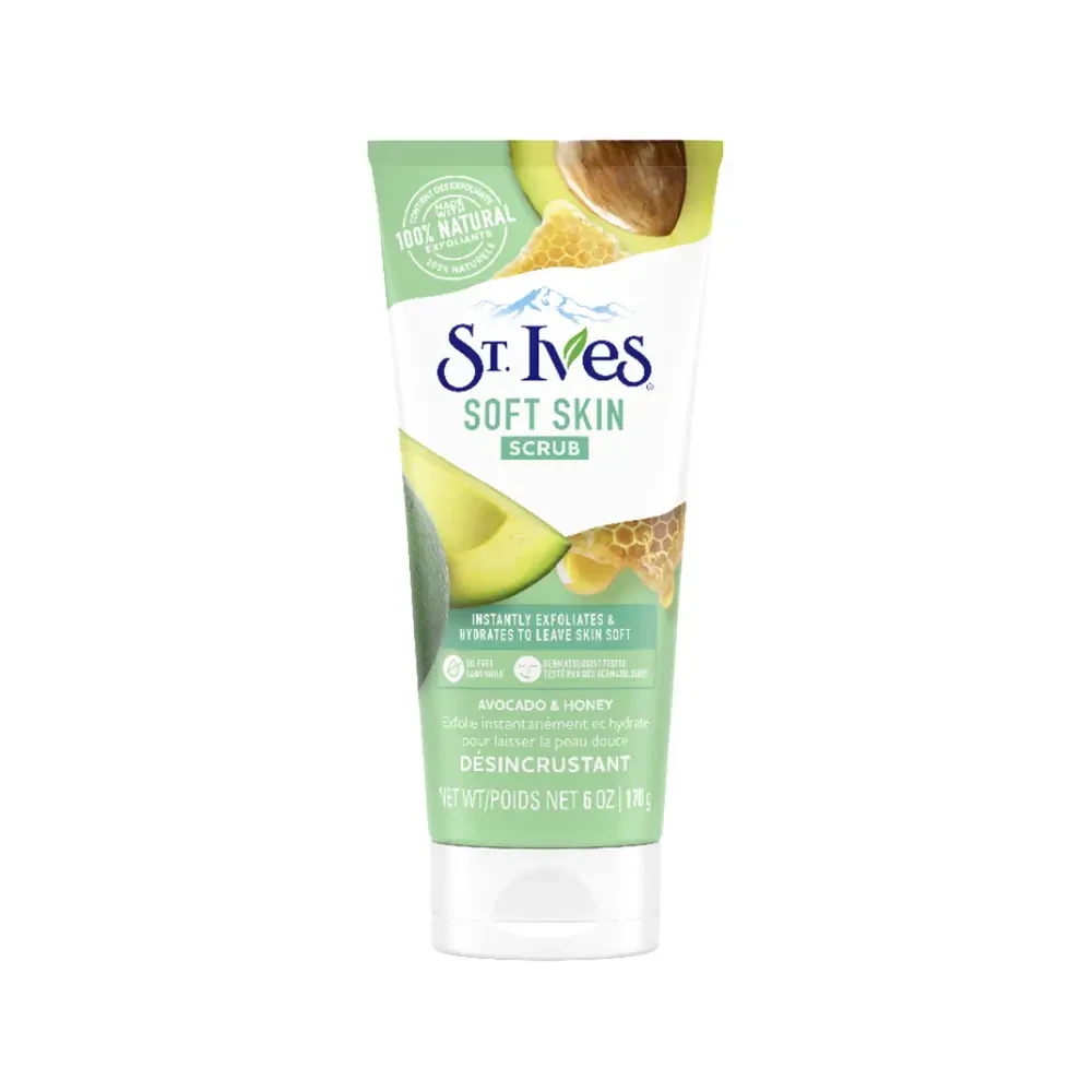 St. Ives Soft Skin Avocado & Honey Scrub Facial Cleanser 170g