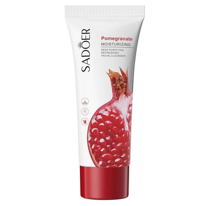 SADOER POMEGRANATE FRESH PURIFYING CLEANSER HYDRATING MOISTURIZING CLEANSER 100G