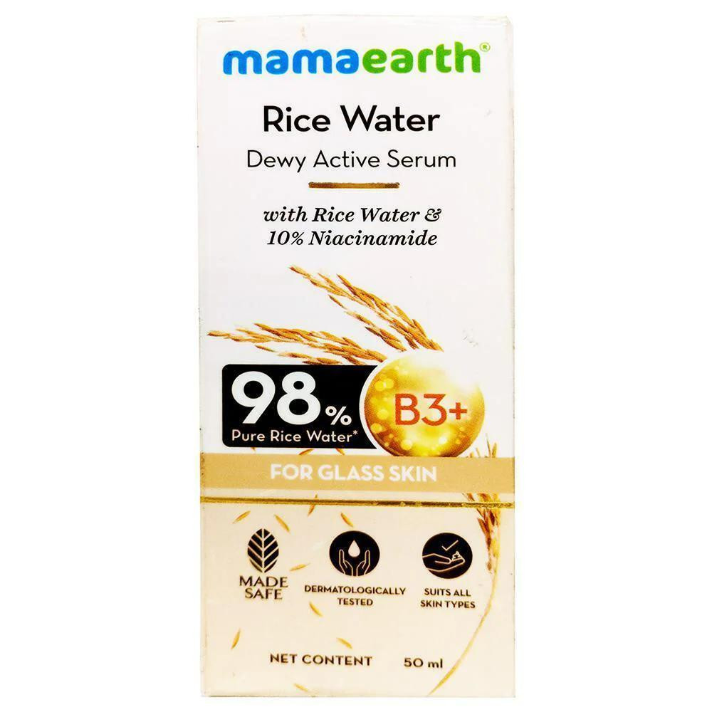 Mamaearth Rice Water Dewy Active Serum for Glass Skin 50ml