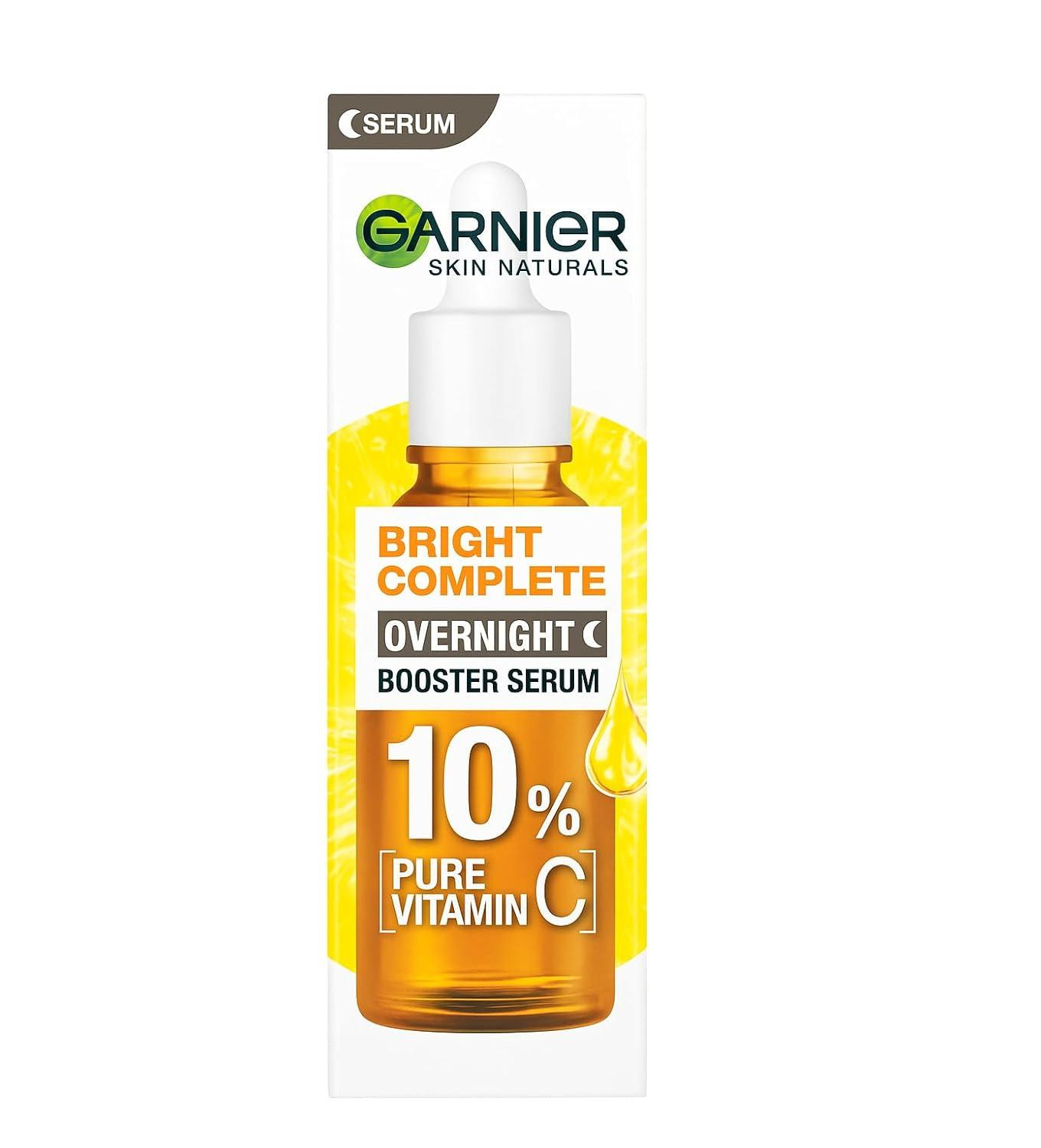 Garnier Skin Naturals Bright Complete Overnight Booster Serum 10% Vitamin C 15ml