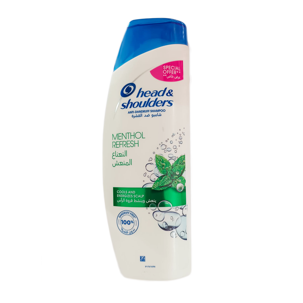 Head & Shoulders Menthol Refresh Shampoo 400ml (Dubai)