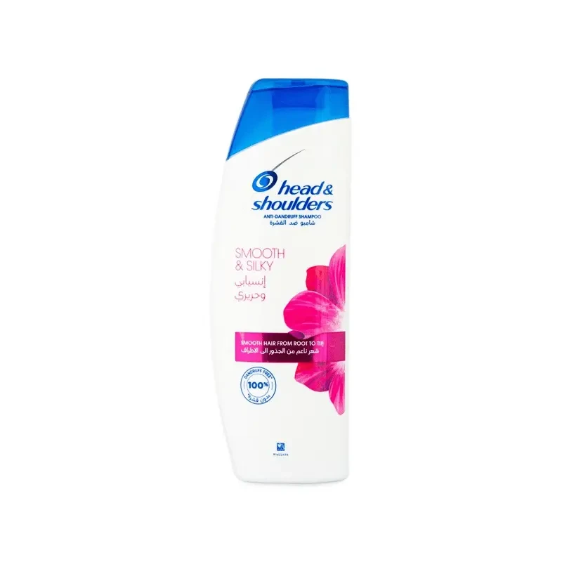 Head & Shoulders Smooth & Silky Anti Dandruff Shampoo 375ml (Dubai)