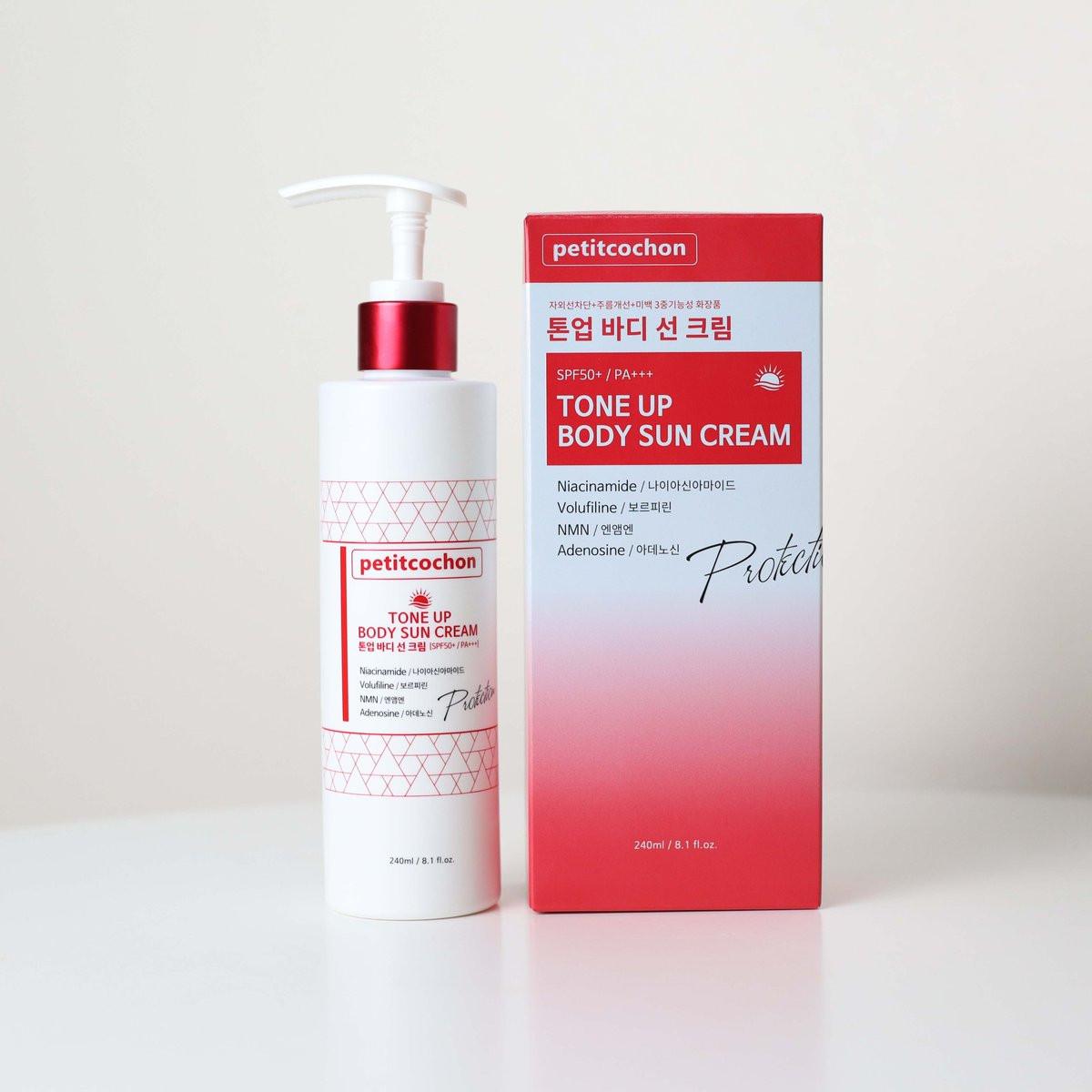 Petit Cochon Tone Up Body Sun Cream - 240ml