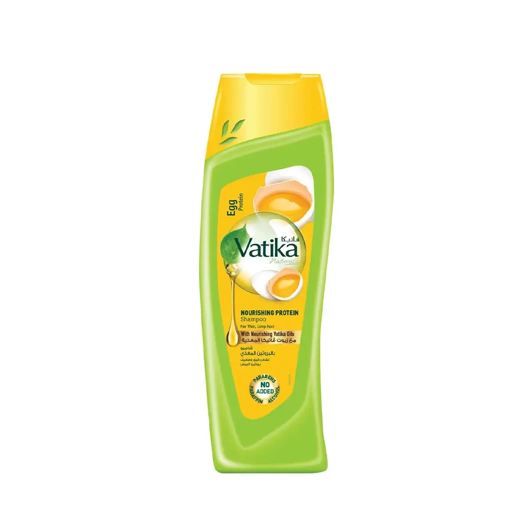 Vatika Naturals Nourishing Protein Shampoo with Egg Protein - 400ml (Dubai Version / UAE Import)