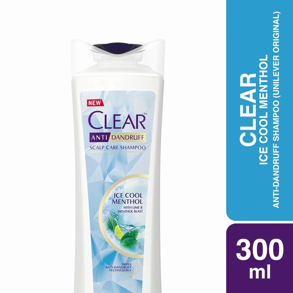 Clear Ice Cool Menthol Anti-Dandruff Shampoo 300ml