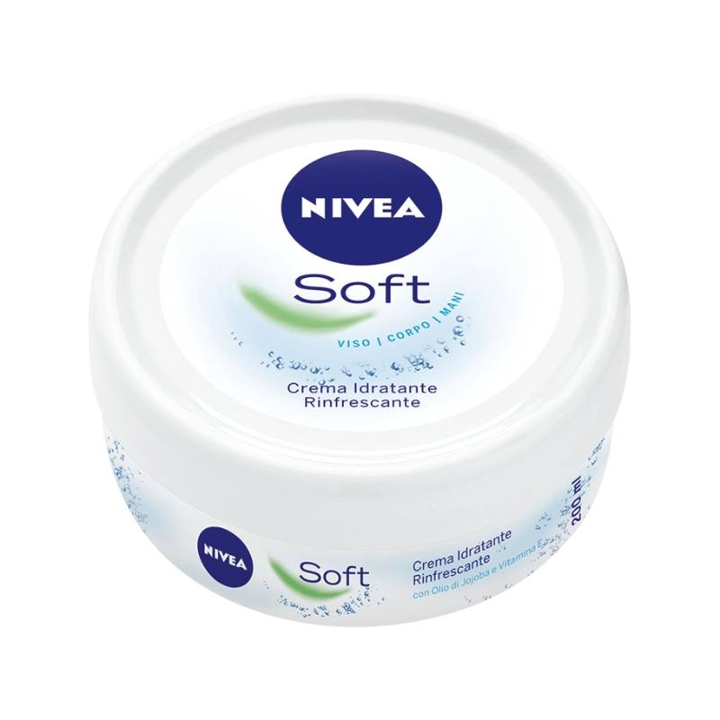 Nivea soft crema idratante rinfrescante formula vegana 300ml