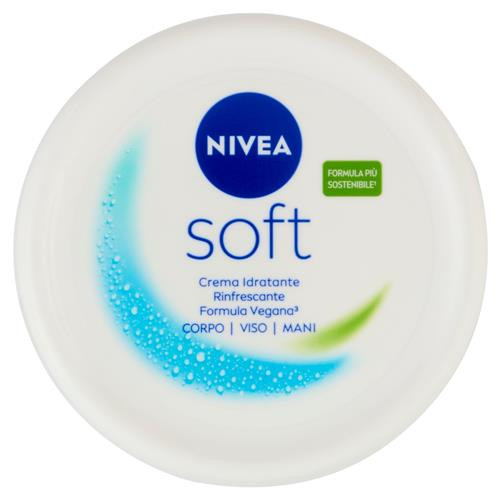 nivea soft crema idratante rinfrescante formula vegana 200ml
