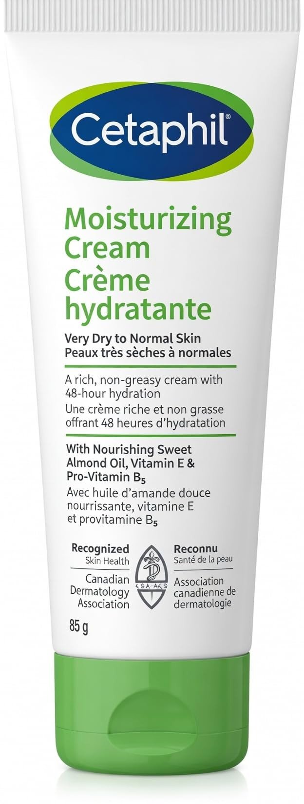 Cetaphil Moisturizing Cream Very Dry To Normal Skin 85g