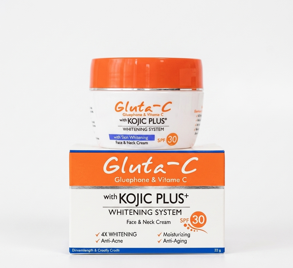 Gluta-C With Kojic Plus+ Whitening System Face & Neck Cream 25g